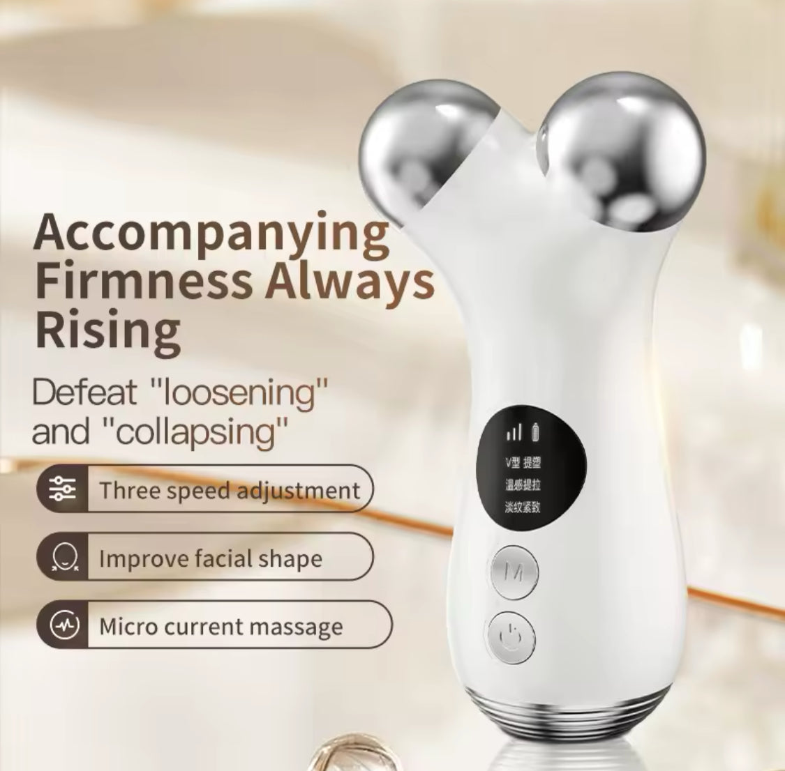 Rechargeable V Shape Face Roller, Portable Facial Toning Device, Electric Face Massager Rechargeable V Shape Face Roller, Portable Facial Toning Device, Electric Face Massager